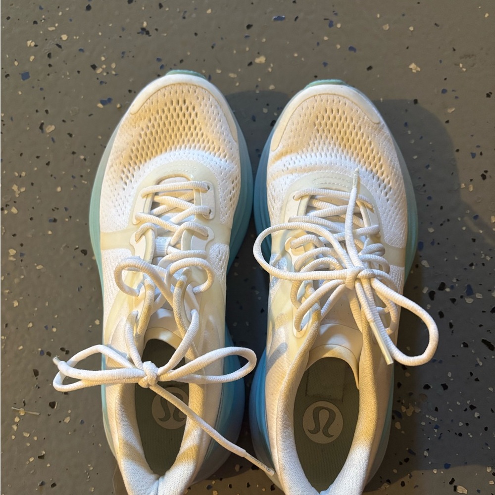 Woman’s lululemon athletica White and Blue Athletic Shoes